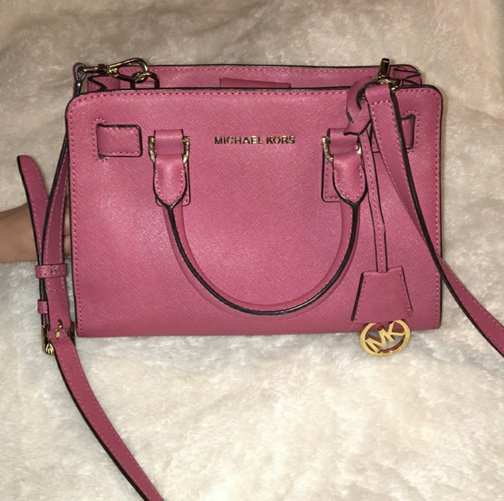 Pink michael kors purse